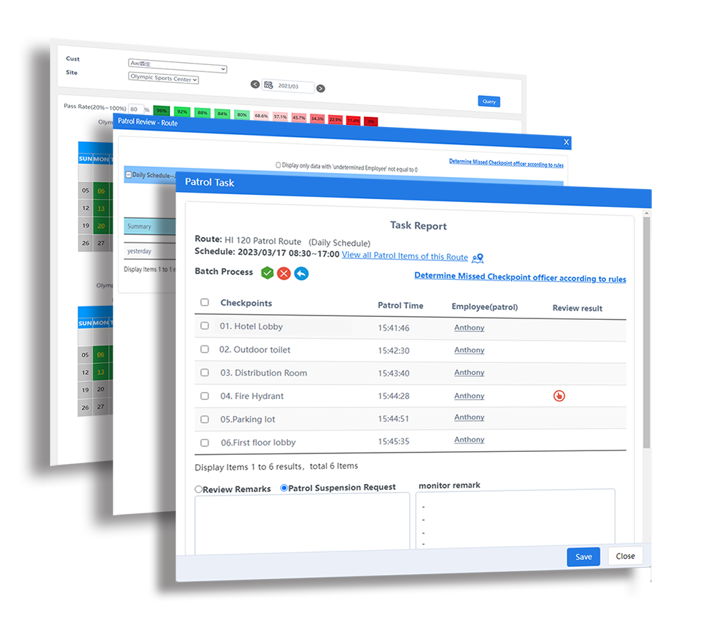 guard tour monitoring system